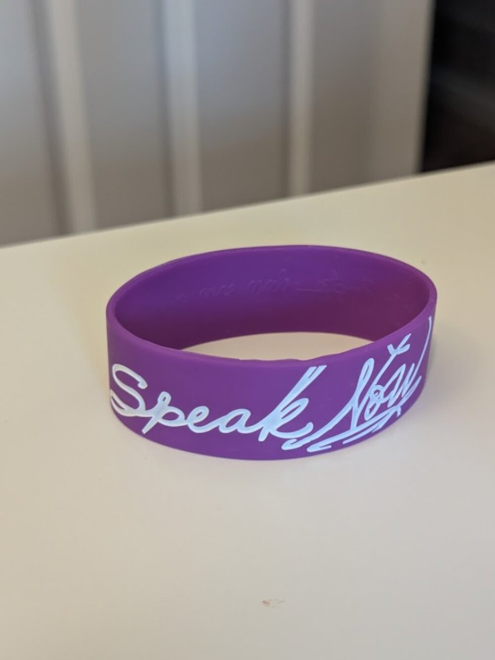 Rare Taylor Swift Speak Now World Tour Rubber Bracelet 2011